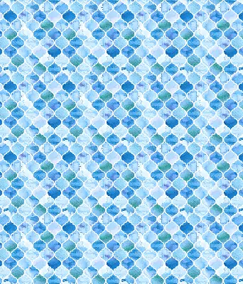 Modern roller blind with lamp pattern