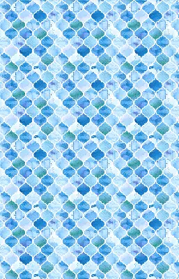 Modern roller blind with lamp pattern