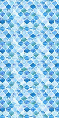 Modern roller blind with lamp pattern