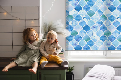 Modern roller blind Lamp pattern