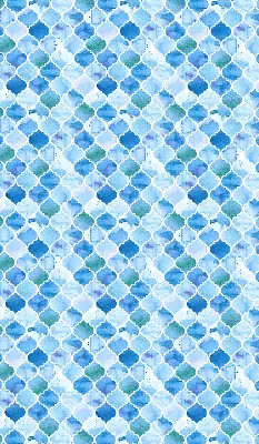 Modern roller blind with lamp pattern