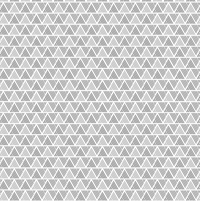 Roller blind for large window Striped triangles
