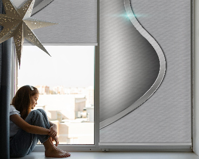 Modern roller blind Metal