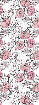 Fabric roller blind Flower buds from the tree