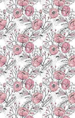Fabric roller blind Flower buds from the tree
