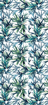 Roller blind for large window Leaves