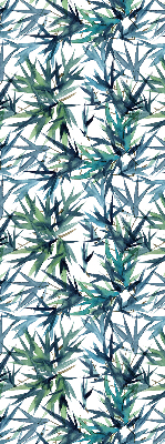 Roller blind for large window Leaves