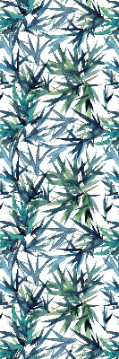 Roller blind for large window Leaves