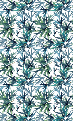 Roller blind for large window Leaves