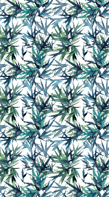 Roller blind for large window Leaves