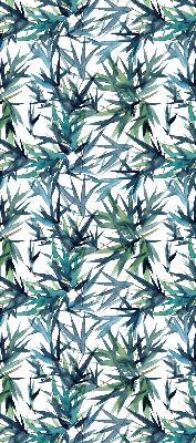 Roller blind for large window Leaves