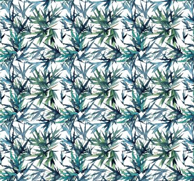 Roller blind for large window Leaves