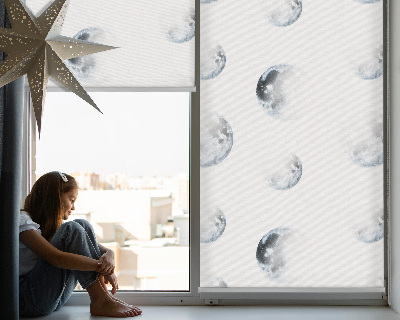 Roller blind for large window Moons