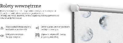 Roller blind for large window Moons