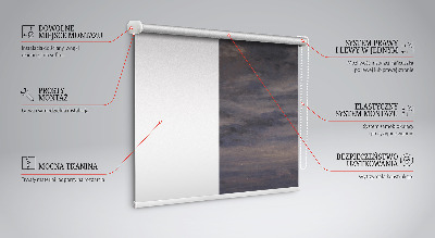 Fabric roller blind Painted Sky