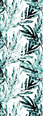 Roller blind for large window leaves pattern