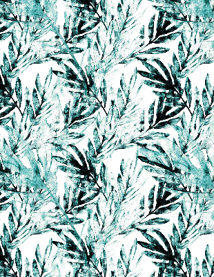 Roller blind for large window leaves pattern