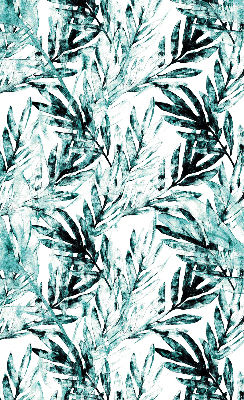 Roller blind for large window leaves pattern