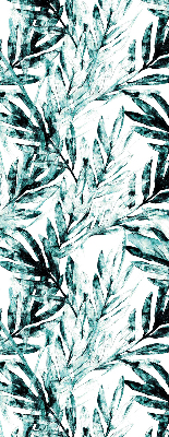 Roller blind for large window leaves pattern