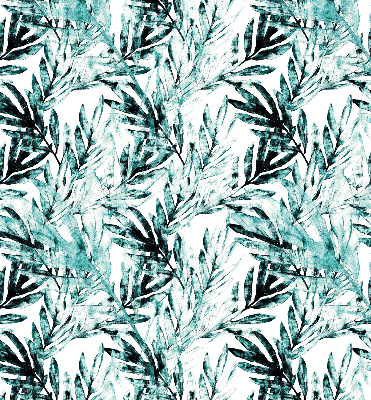 Roller blind for large window leaves pattern