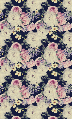 Roller blind for large window Roses