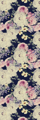 Roller blind for large window Roses