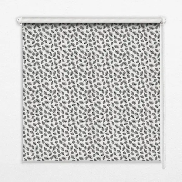 Feathers roller blind for large window