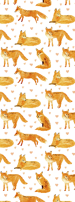 Fabric roller blind Foxes