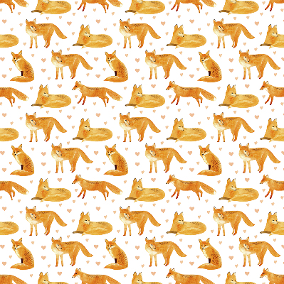 Fabric roller blind Foxes