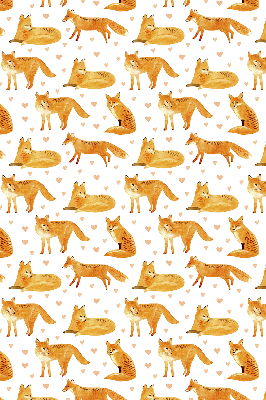 Fabric roller blind Foxes