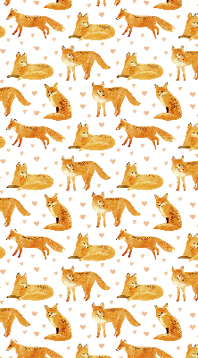 Fabric roller blind Foxes