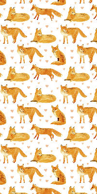 Fabric roller blind Foxes