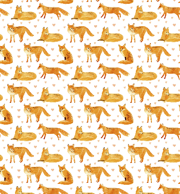 Fabric roller blind Foxes