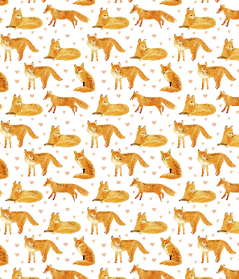 Fabric roller blind Foxes