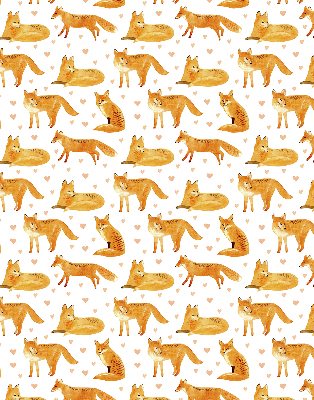 Fabric roller blind Foxes