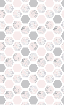 Modern roller blind Hexagons