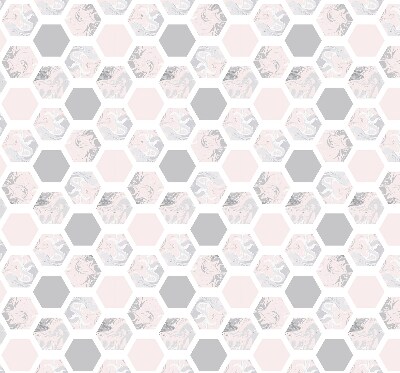 Modern roller blind Hexagons