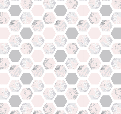 Modern roller blind Hexagons