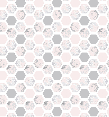 Modern roller blind Hexagons