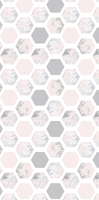 Modern roller blind Hexagons