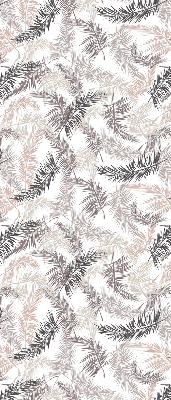 Fabric roller blind Plant leaves