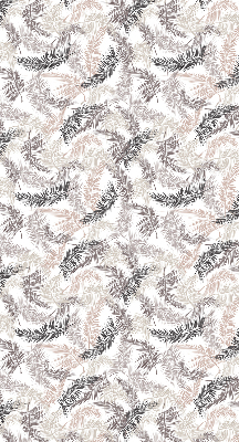 Fabric roller blind Plant leaves