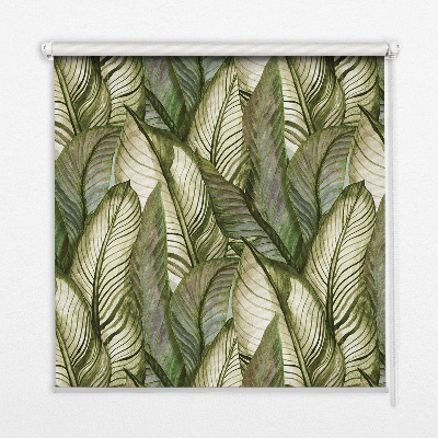 Modern roller blind Leaves