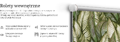 Modern roller blind Leaves