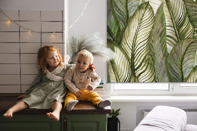 Modern roller blind Leaves