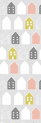 Roller blind for large windows drawn houses design