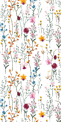Modern roller blind Colorful flowers
