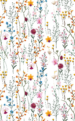 Modern roller blind Colorful flowers