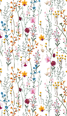 Modern roller blind Colorful flowers