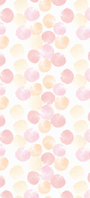 Roller blind for large window Colorful spots
